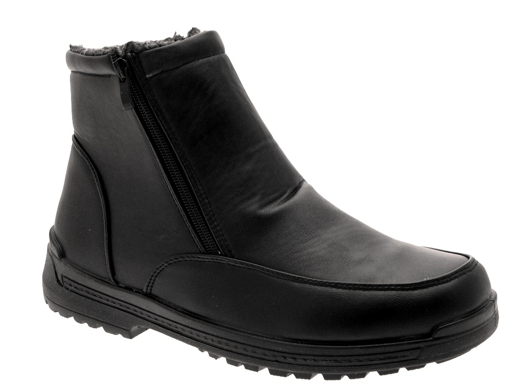mens zip up winter boots